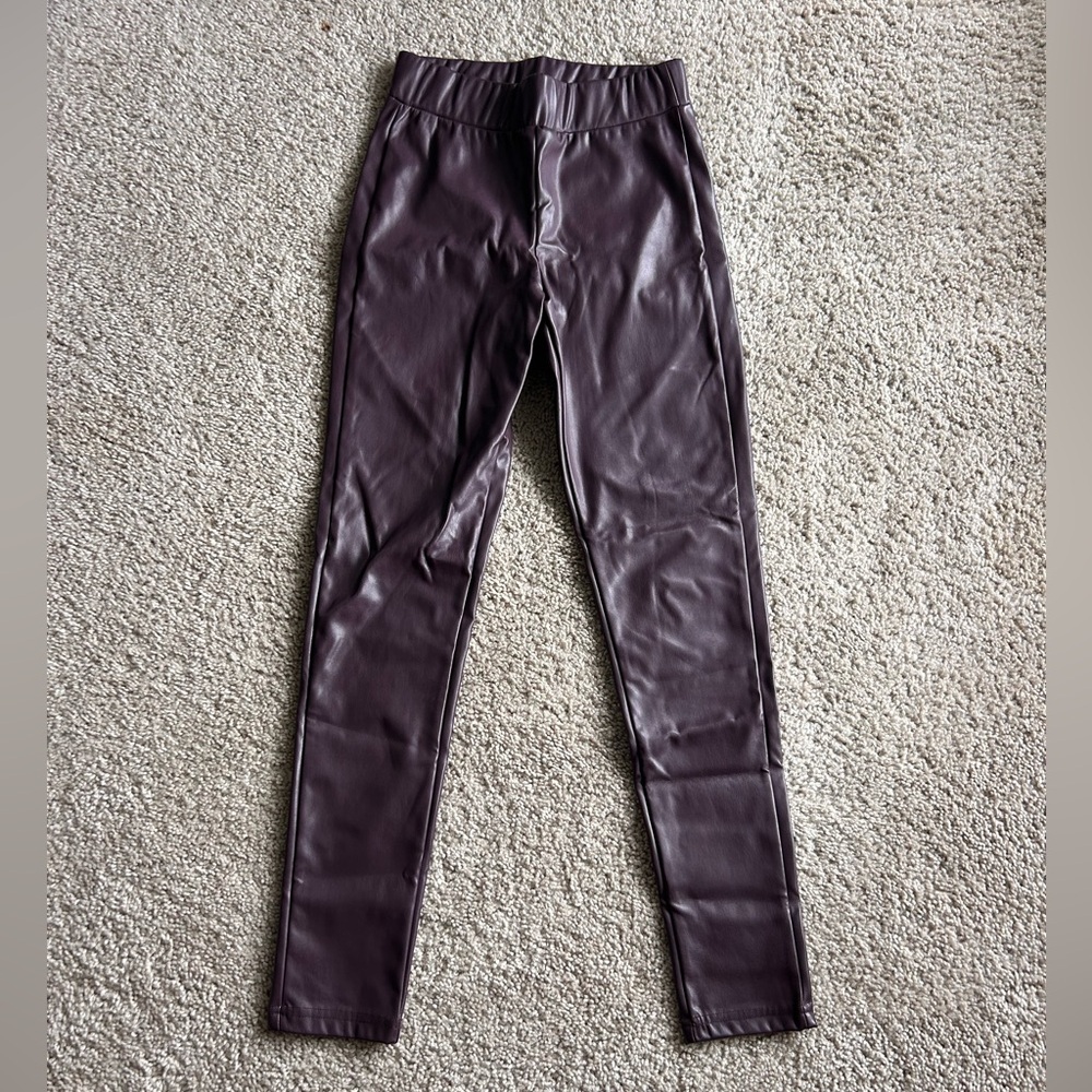 ALYA FAUX LEATHER PANTS